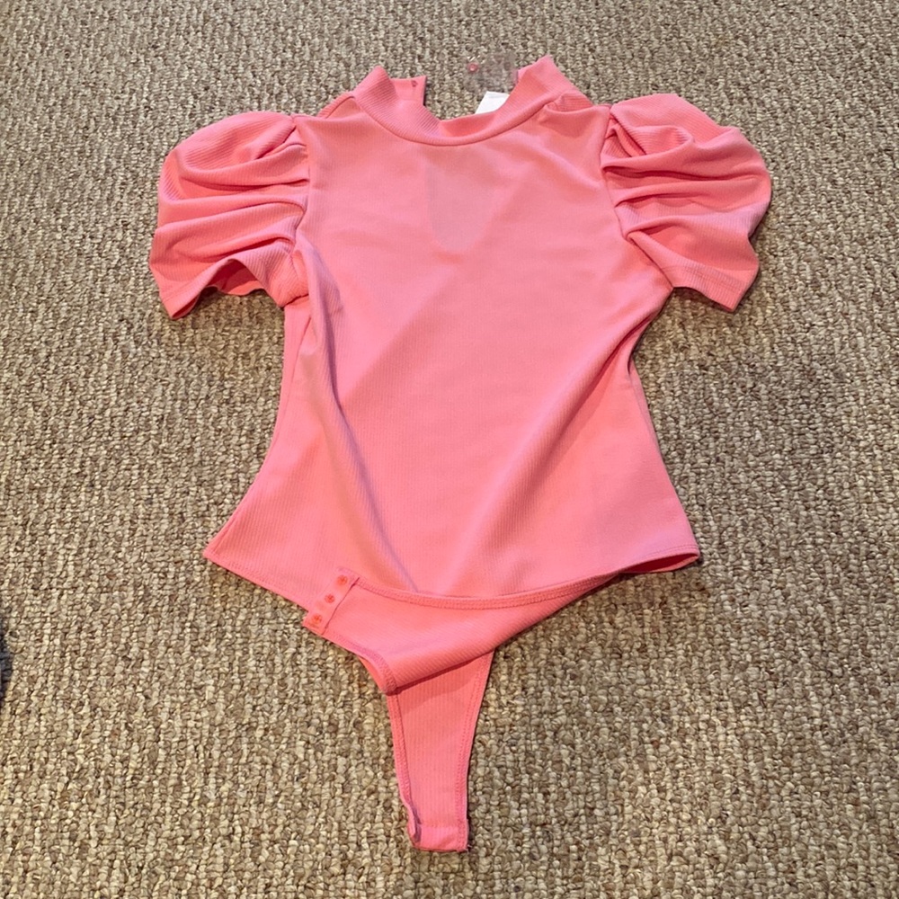 Pink body suite